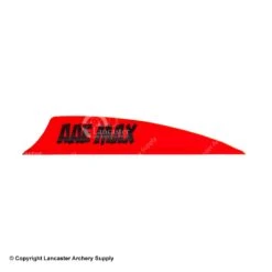AAE Plastifletch Max Vanes -Archery Equipment Store 1010015 shield fire orange