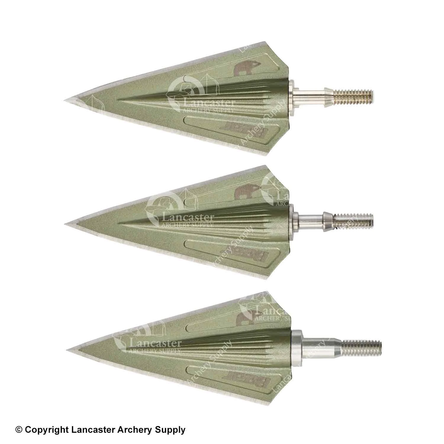 Bear Razorhead Variable Weight System Double Bevel Broadhead Kit (150gr-250gr) 3 Bear Razorhead Variable Weight System Double Bevel Broadhead Kit (150gr-250gr)