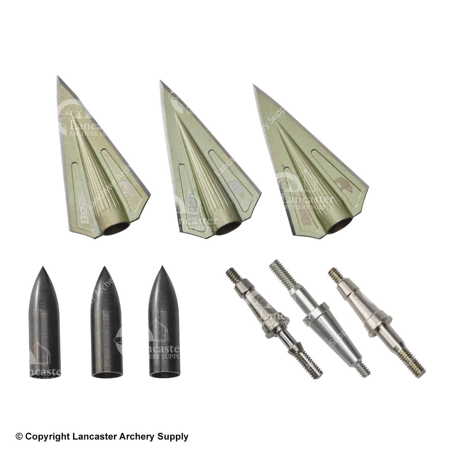 Bear Razorhead Variable Weight System Double Bevel Broadhead Kit (150gr-250gr) 4 Bear Razorhead Variable Weight System Double Bevel Broadhead Kit (150gr-250gr) - Image 2