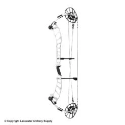 PSE Shootdown Pro Compound Target Bow (E2 Cam) -Archery Equipment Store 1034129 white