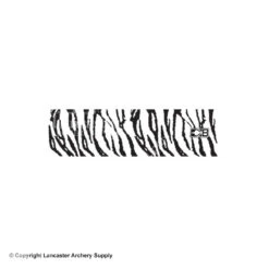 Bohning Tiger Arrow Wraps 4" (Carbon) -Archery Equipment Store 1480048 2021 wht blk