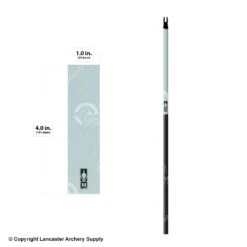 Bohning Solid Color Wrap 4" (Small 17/64) -Archery Equipment Store 1480296 reflective