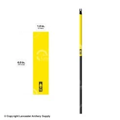Bohning Solid Color Wrap 4" (Small 17/64) -Archery Equipment Store 1480296 yellow