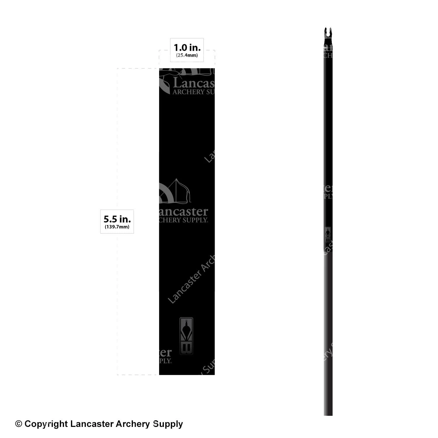 Bohning Solid Color Arrow Wraps 5.5" (Small 17/64) 3 Bohning Solid Color Arrow Wraps 5.5" (Small 17/64)