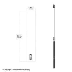 Bohning Solid Color Arrow Wraps 5.5" (Small 17/64) 23 Bohning Solid Color Arrow Wraps 5.5" (Small 17/64) -Archery Equipment Store 1480297 white