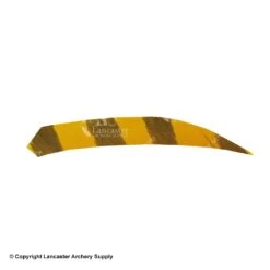 Ozark 4.5" Target Maxx Barred Color Feather -Archery Equipment Store 1610010 flo yellow
