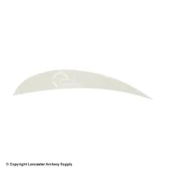 Ozark 4" Parabolic Solid Color Feather -Archery Equipment Store 1610024 white
