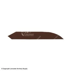 Ozark 3.5" Victory Target Maxx Solid Color Feather -Archery Equipment Store 1610030 dk brown