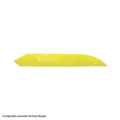 Ozark 3.5" Victory Target Maxx Solid Color Feather -Archery Equipment Store 1610030 flo yellow