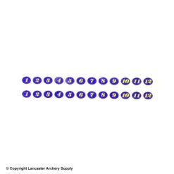 Gunstar Tail Numbers 20 Gunstar Tail Numbers -Archery Equipment Store 2010017 blue yel