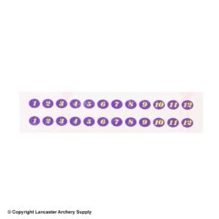 Gunstar Tail Numbers 22 Gunstar Tail Numbers -Archery Equipment Store 2010017 purple yellow
