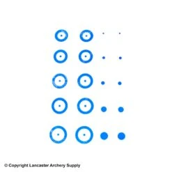Gunstar Chubby Target Rub-On Aiming Reticles -Archery Equipment Store 2010029 blue