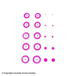 Gunstar Chubby Target Rub-On Aiming Reticles -Archery Equipment Store 2010029 pink