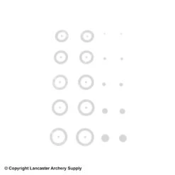 Gunstar Chubby Target Rub-On Aiming Reticles -Archery Equipment Store 2010029 white