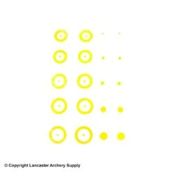 Gunstar Chubby Target Rub-On Aiming Reticles -Archery Equipment Store 2010029 yellow