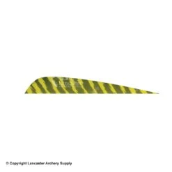 Gateway 5" Parabolic Barred Feather -Archery Equipment Store 2270013 yellow
