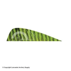 Gateway 3" Parabolic Barred Feather -Archery Equipment Store 2270031 chartreuse