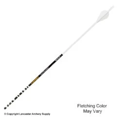 Gold Tip Ted Nugent Signature Series Arrows (White Zebra) -Archery Equipment Store 2320278 fletched