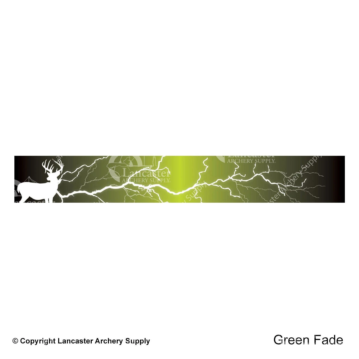 LVE Lightning Whitetail Fade Arrow Wraps (7") 6 LVE Lightning Whitetail Fade Arrow Wraps (7") - Image 4