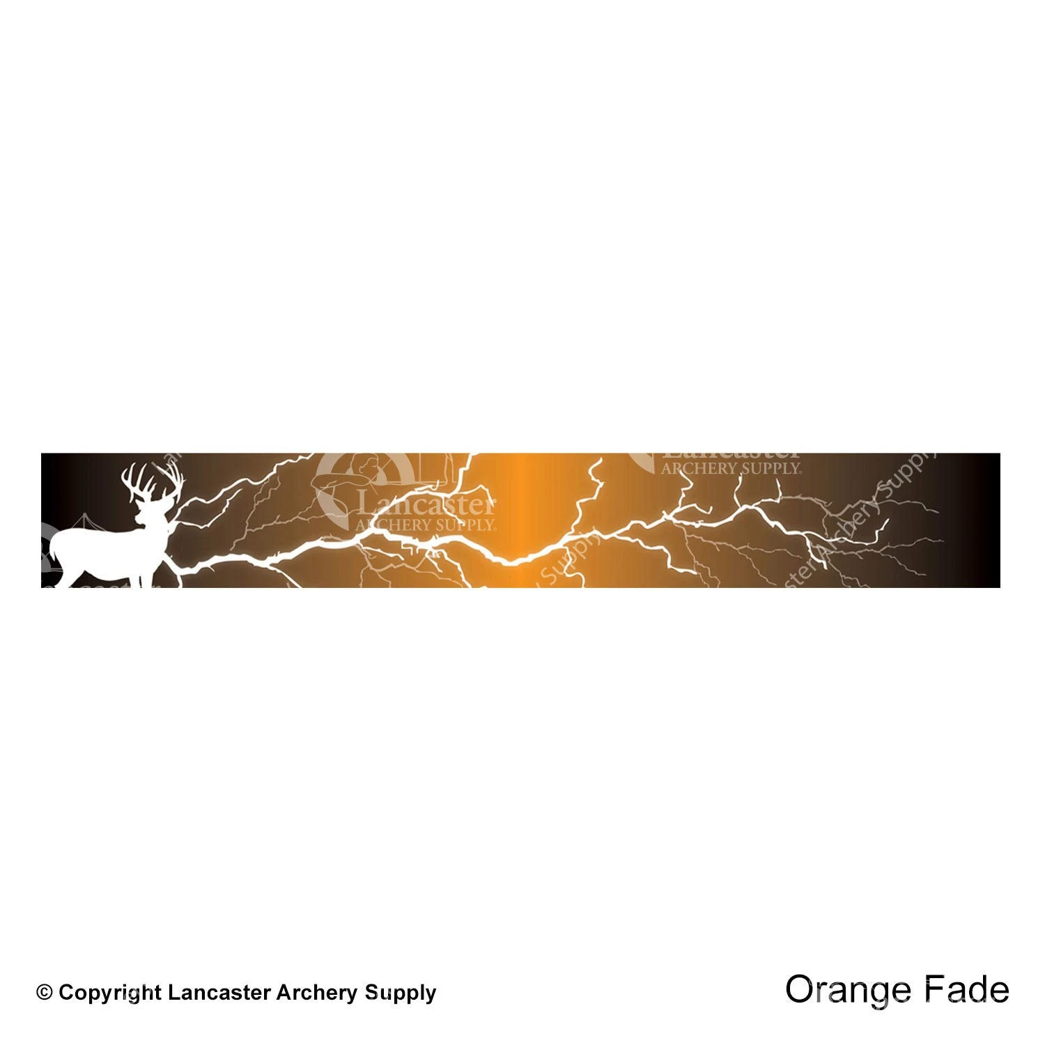 LVE Lightning Whitetail Fade Arrow Wraps (7") 5 LVE Lightning Whitetail Fade Arrow Wraps (7") - Image 3