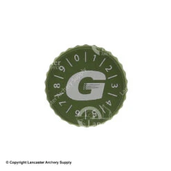 Black Gold Competition 2A Colored Sight Knob Kit -Archery Equipment Store 3200050 green