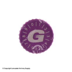 Black Gold Competition 2A Colored Sight Knob Kit -Archery Equipment Store 3200050 purple