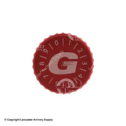 Black Gold Competition 2A Colored Sight Knob Kit -Archery Equipment Store 3200050 red