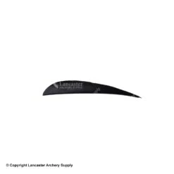 Trueflight 4" RW Round Back Feather -Archery Equipment Store 5200004 black