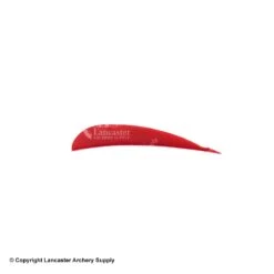 Trueflight 4" RW Round Back Feather -Archery Equipment Store 5200004 scarlet