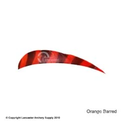 Trueflight Barred 4" RW Round Back Feather -Archery Equipment Store 5200005 barredorange