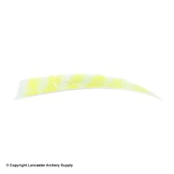 Trueflight Brite Stripes 5" RW & LW Shield Back Feather -Archery Equipment Store 5200007 char white