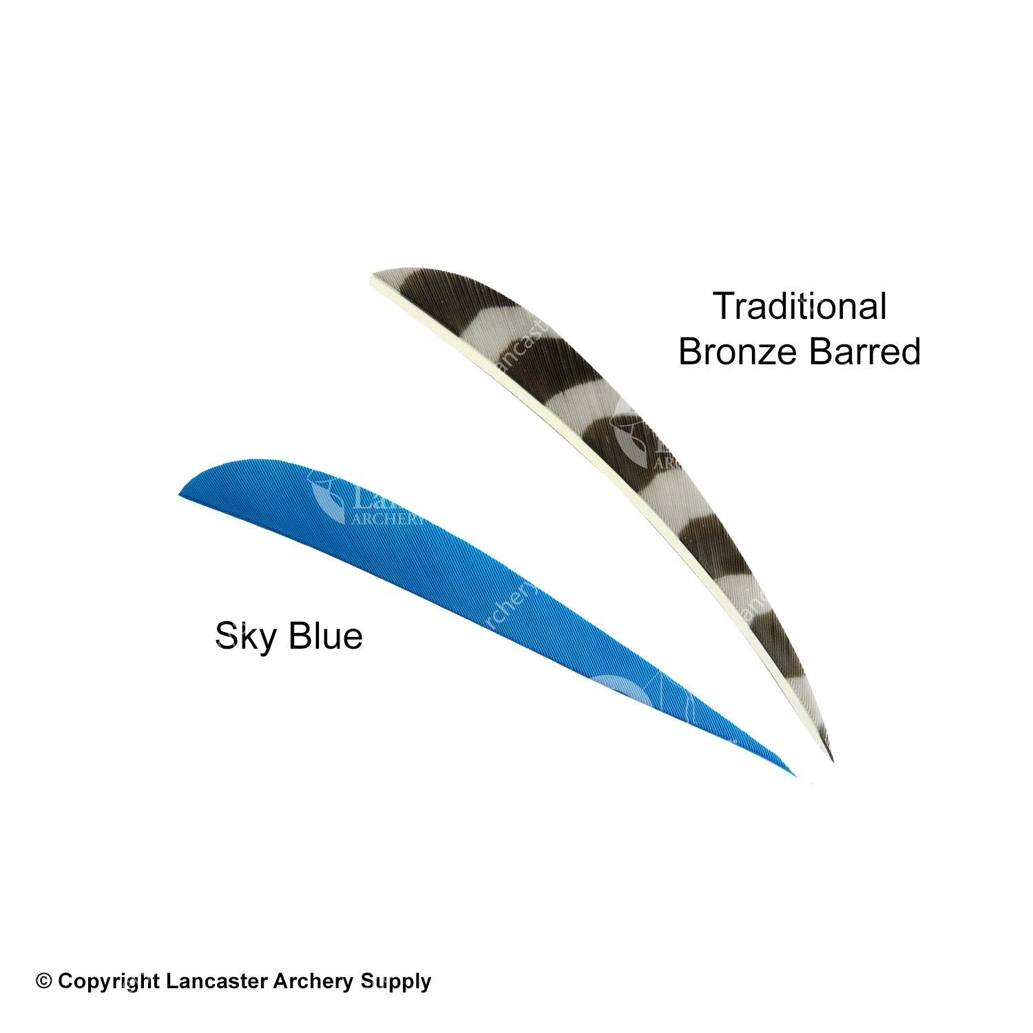 Trueflight 4" Round Back Feathers (18 Count Combo Pack) 10 Trueflight 4" Round Back Feathers (18 Count Combo Pack) - Image 8