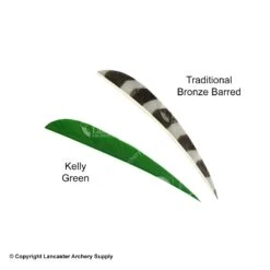 Trueflight 4" Round Back Feathers (18 Count Combo Pack) 19 Trueflight 4" Round Back Feathers (18 Count Combo Pack) -Archery Equipment Store 5200011 green