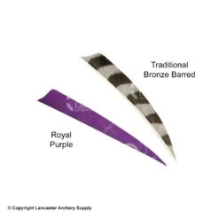Trueflight 5" Shield Back Feathers (18 Count Combo Pack) 23 Trueflight 5" Shield Back Feathers (18 Count Combo Pack) -Archery Equipment Store 5200014 purple