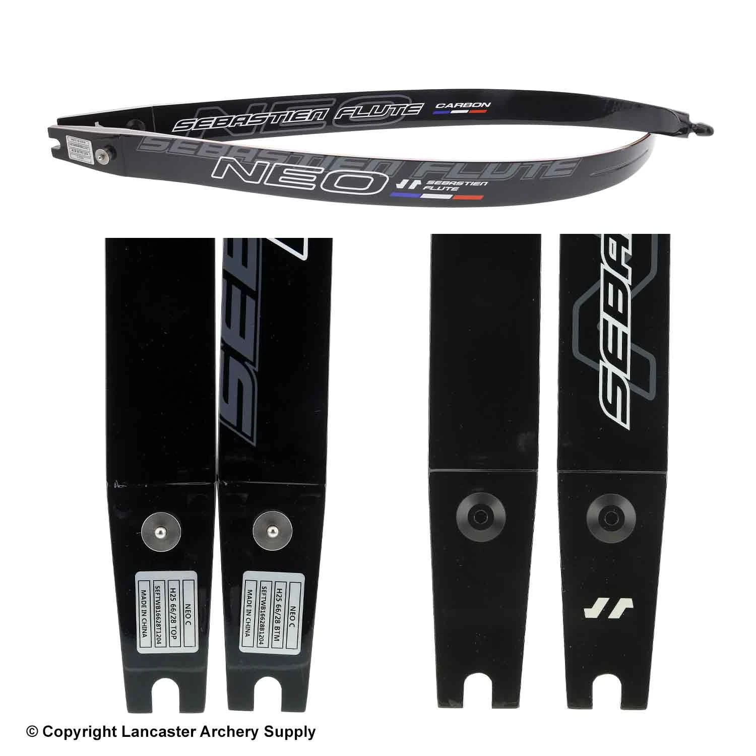 Sebastien Flute NEO Carbon Wood ILF Recurve Limbs (Open Box X1032761) 4 Sebastien Flute NEO Carbon Wood ILF Recurve Limbs (Open Box X1032761) - Image 2