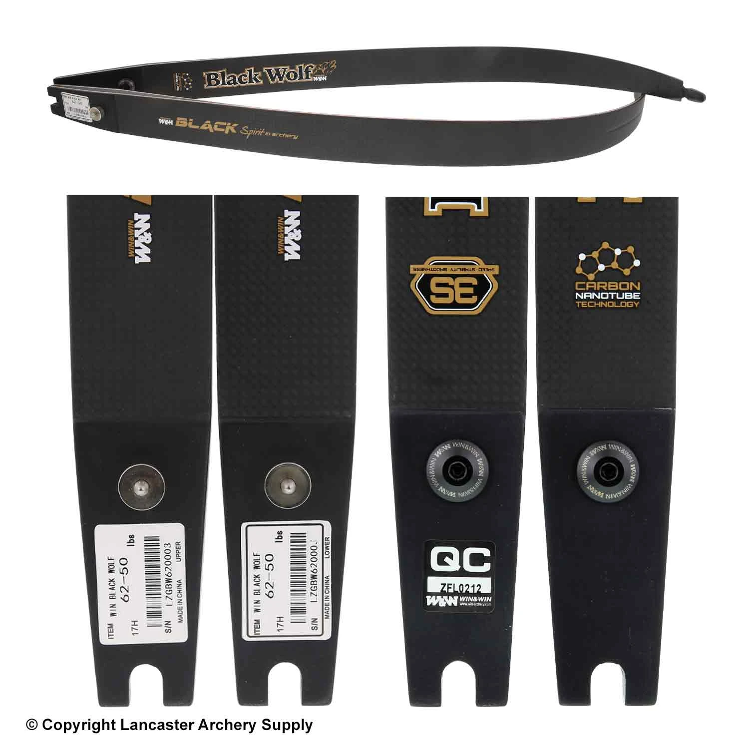 Win & Win Black Wolf Limbs (Clearance X1033215) 4 Win & Win Black Wolf Limbs (Clearance X1033215) - Image 2