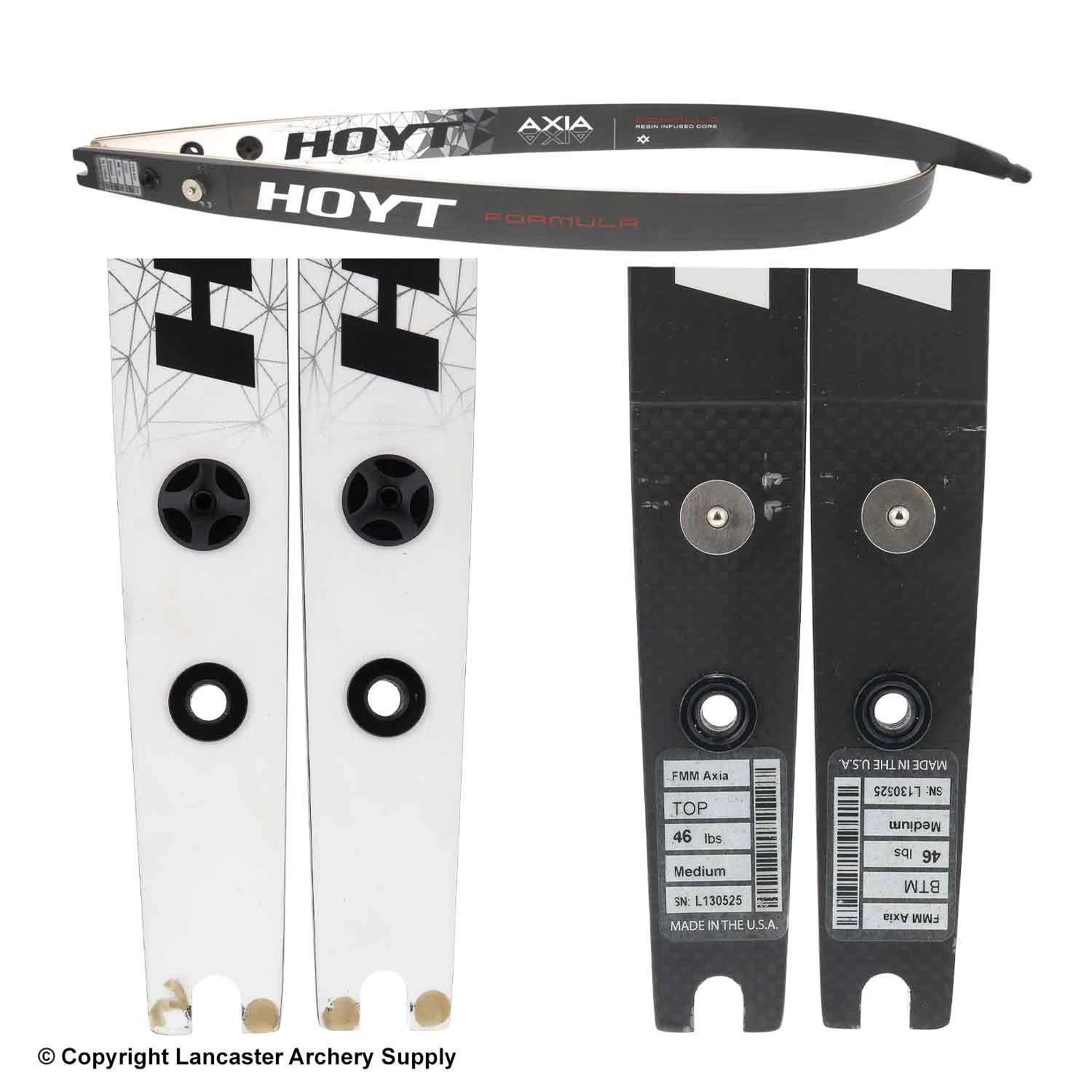 Hoyt Formula Carbon Axia Recurve Limbs (Open Box X1033355) 4 Hoyt Formula Carbon Axia Recurve Limbs (Open Box X1033355) - Image 2